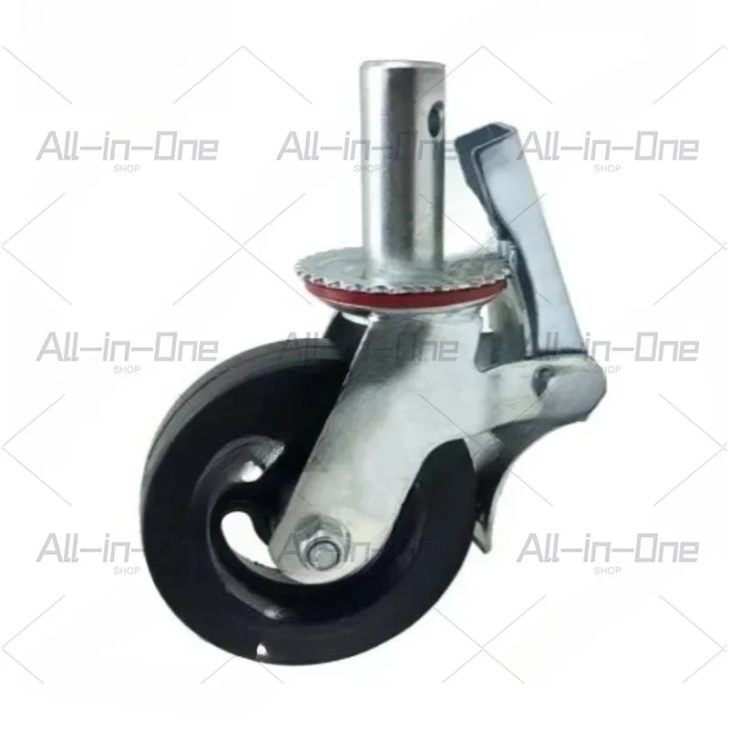 6/8 Inch Rubber Wheel, Universal Caster for Scaffold, Gantry & Storage Rack