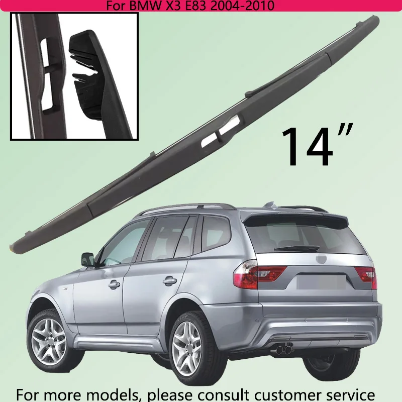 

For BMW X3 E83 2004-2010 Car Accessories 14" Rear Windshield Windscreen Washer Wiper Blade