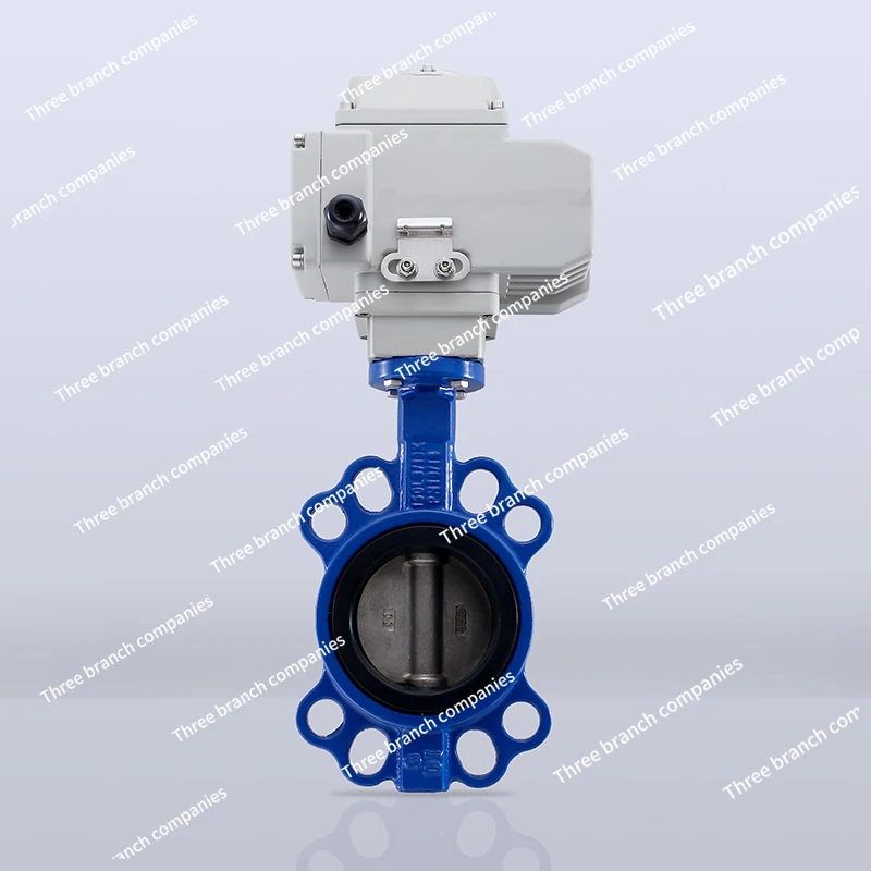 Electric Butterfly Valve D971X-16 Clamp Soft Seal Water Valve Actuator Valve DN50 65 80 200