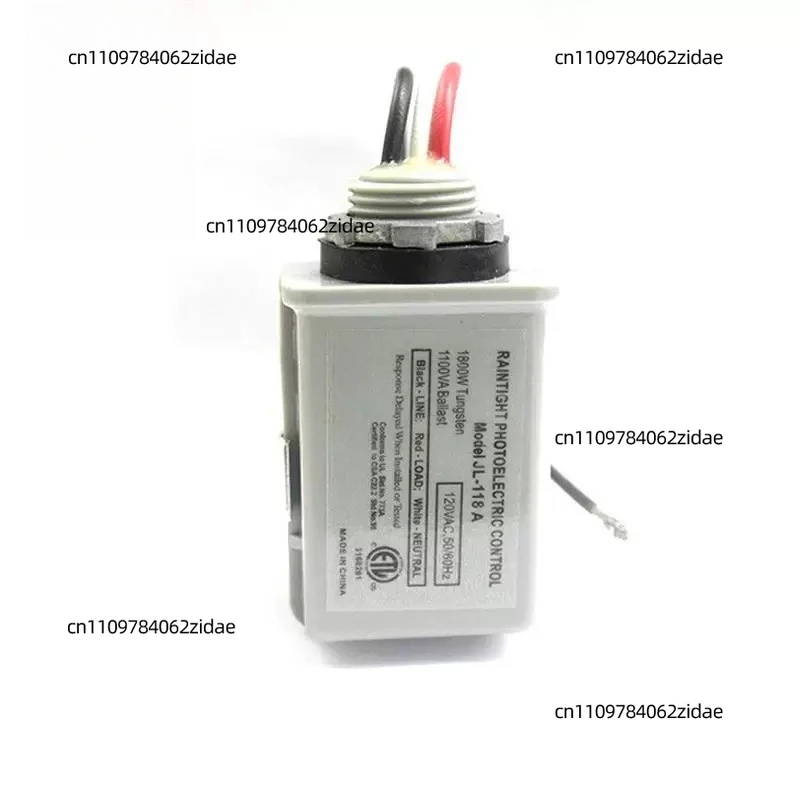 For AC200-240V Waterproof Photocell Sensor Switch, Adjustable Delay Rotatable Light Control for Street Lamp Automatic Control