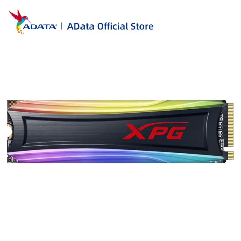 ADATA-unidad de estado sólido para ordenador portátil y de escritorio, dispositivo XPG SPECTRIX S40G RGB M2 SSD 256G 512GB 1TB M.2 2280 PCIe SSD spectrix s40g