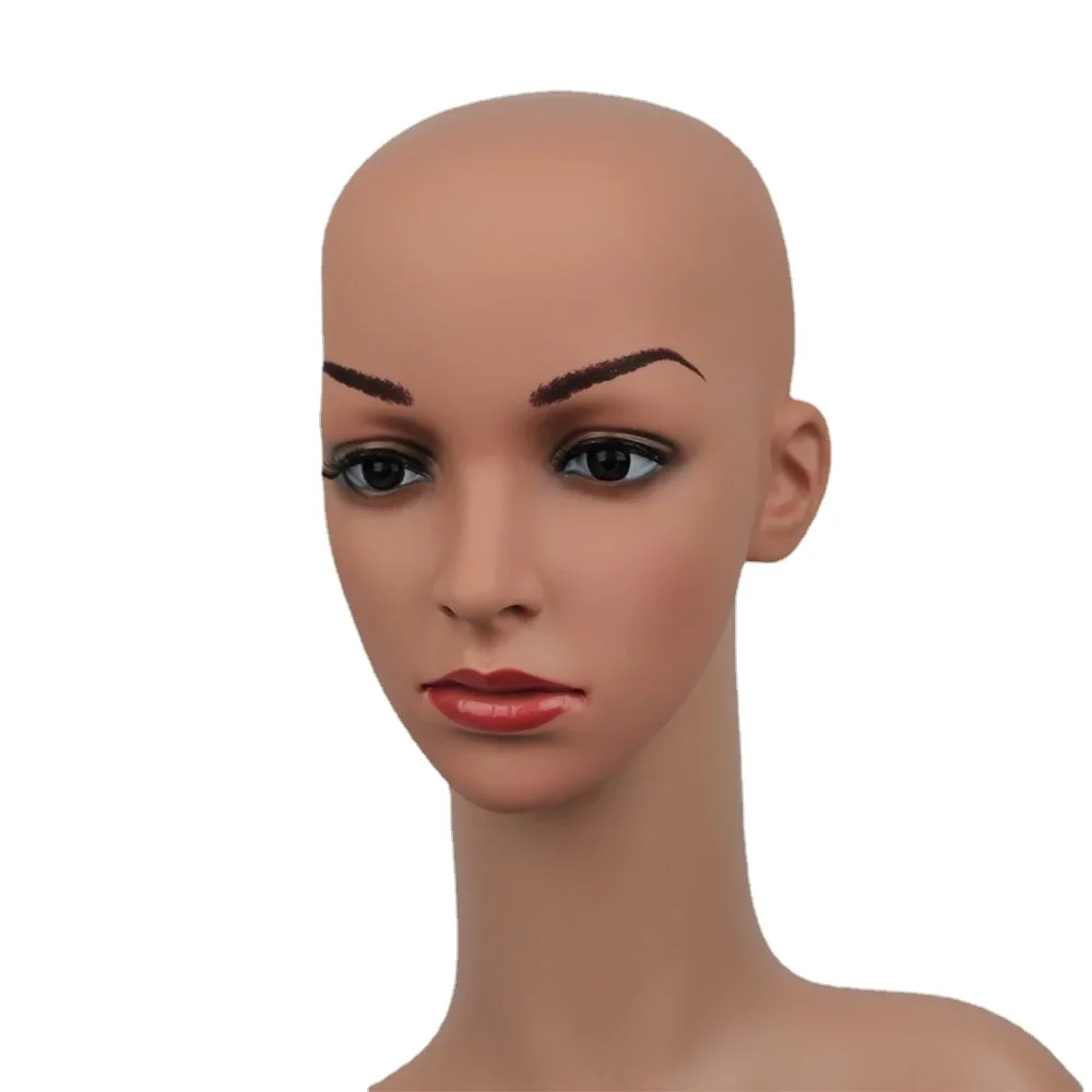 Simulation Female Mannequin Dummy Head Model for Wigs Hat Display