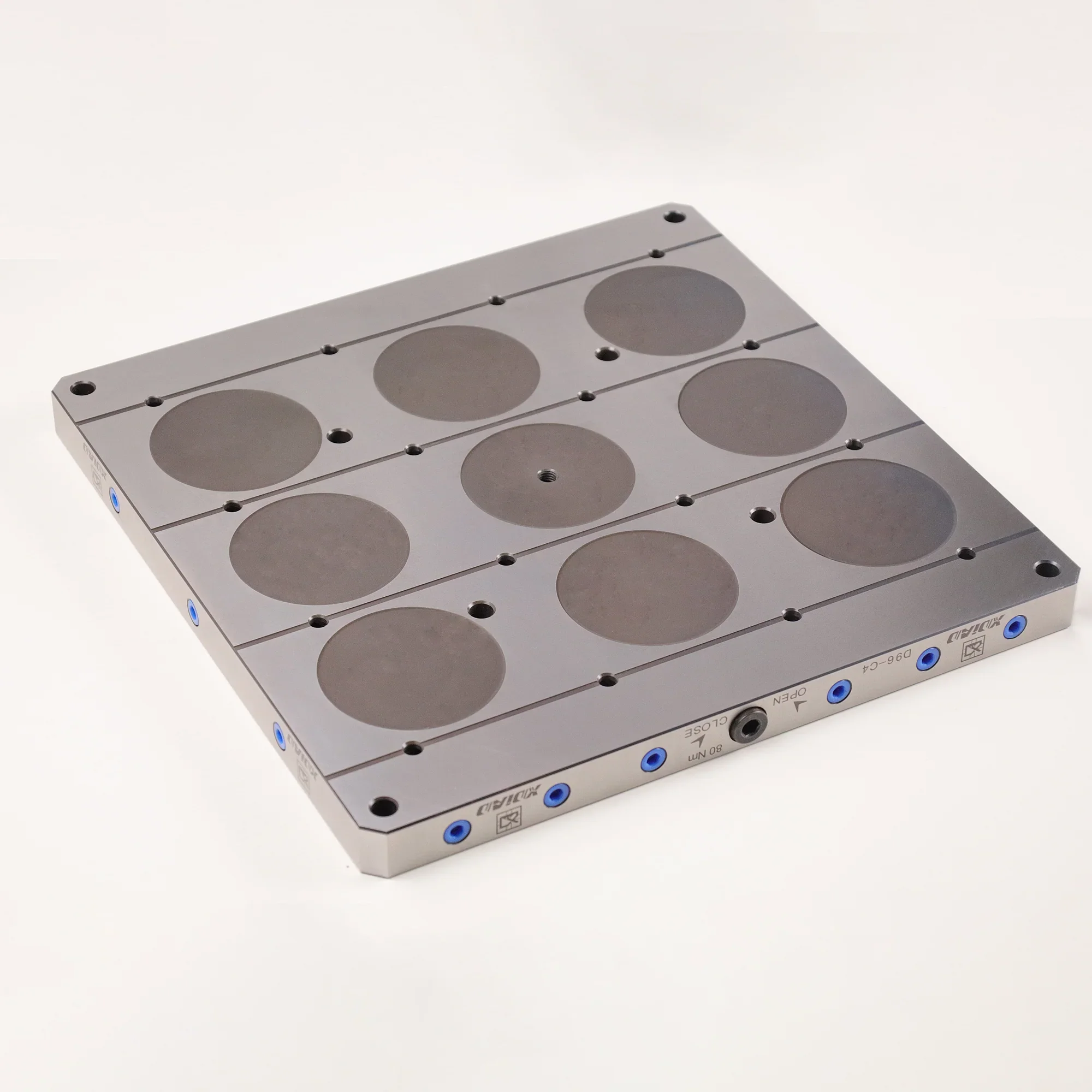 Numerical control 4-axis multi-station hydraulic self-centering ViseD96-C4 numerical control machine tool quick-change kite zero