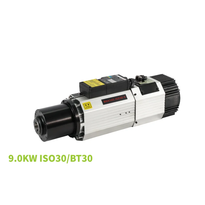 High Power High Performance CNC Machine Air-cooled 220V 380V ER32 9KW ATC ISO30 BT30 Automatic Engraving Spindle For Cnc