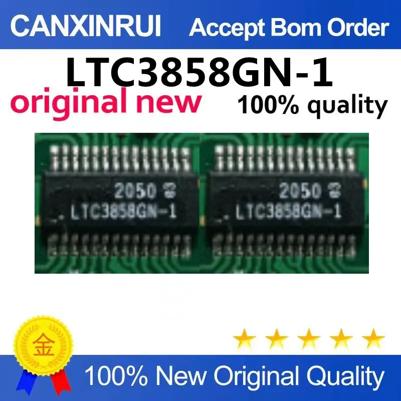 (5-100piezas)LTC3858GN-1 LTC3858GN Chip IC Synchronous Step-Down, New, in Tape