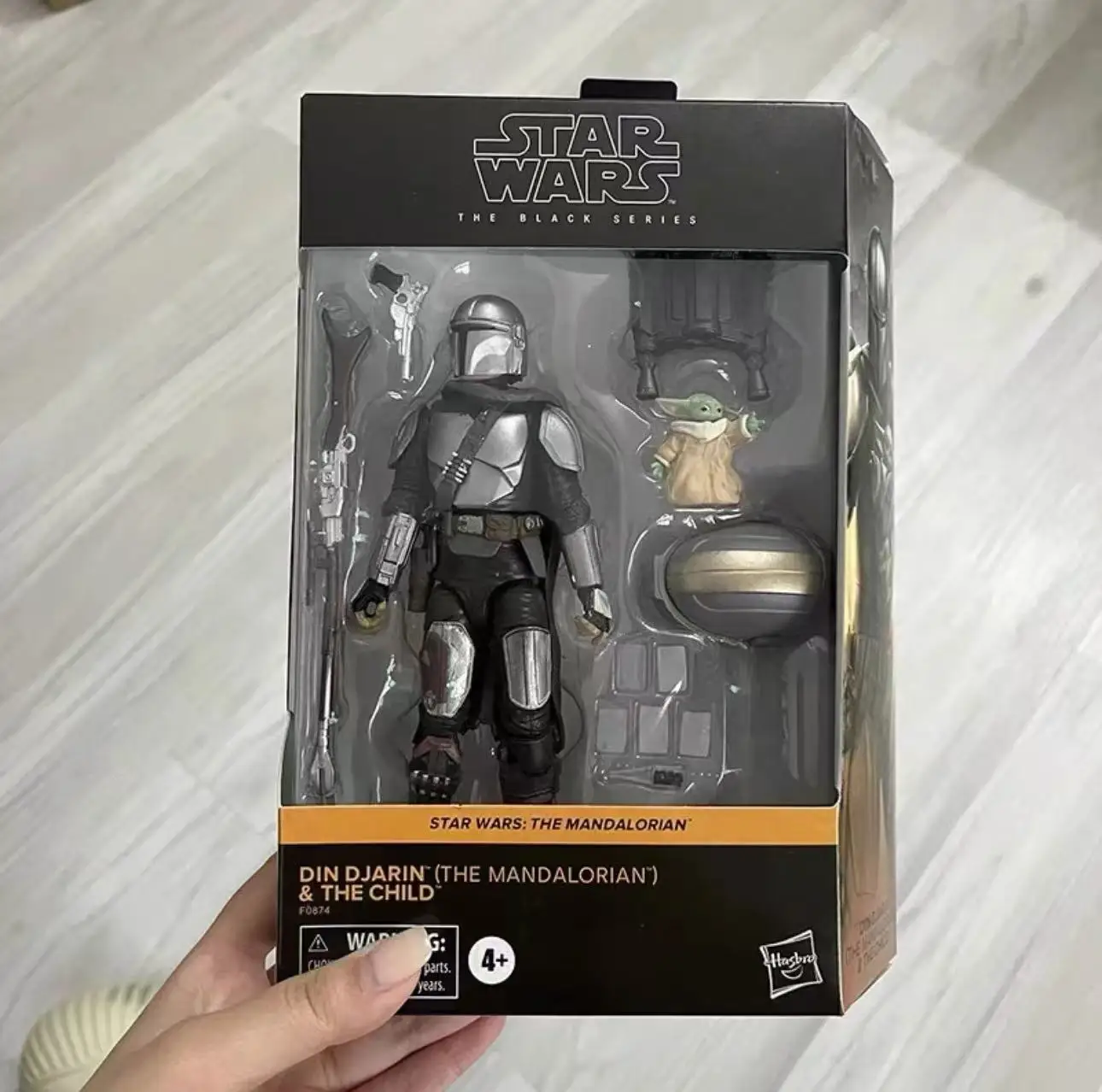 

Hasbro Star Wars Black Series, Mandalorian Din Djarin & Yoda Baby Set, brand new and unopened! 6-inch moving doll