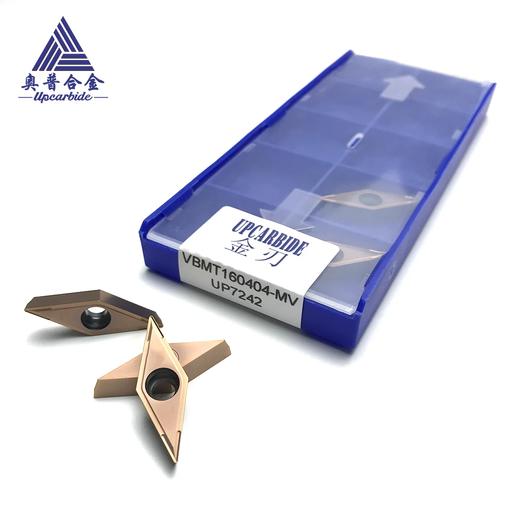 

Выключатель премиум-класса VBMT160404-MV Твердосплавные токарные пластины со сменными станками с ЧПУ — высокая производительность для точной токарной обработки, прочный и износостойкий