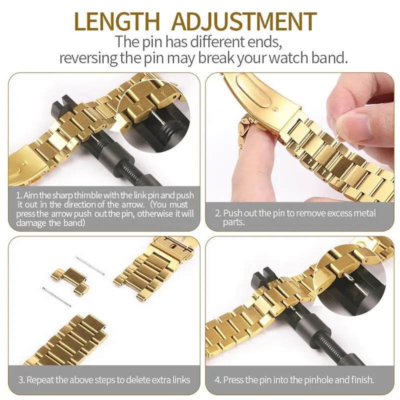 Metallarmband für Redmi Watch 6 Active/6 Lite/6 5 4 Edelstahl-Armband Correa für Xiaomi Mi Band 8 9 10 Pro Armbänder – Detail 13