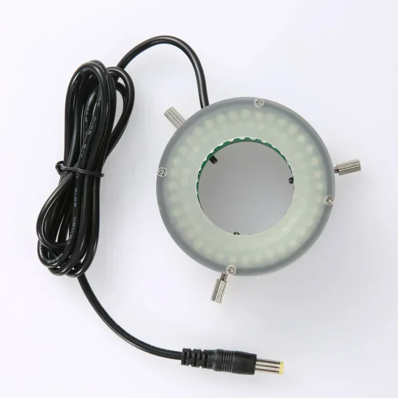 

Кольцевой светильник с 96 светодиодными бусинами, внутренний диаметр 36-50 мм, регулируемая яркость, светодиодный источник света для промышленного микроскопа