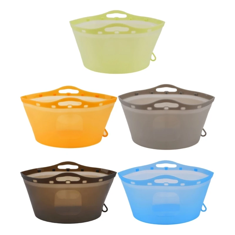 M7DF Kitchen Slow Cooker Insert, Silicone Accessory for Separating During Slow Cooking, Foldable Form, Single Included