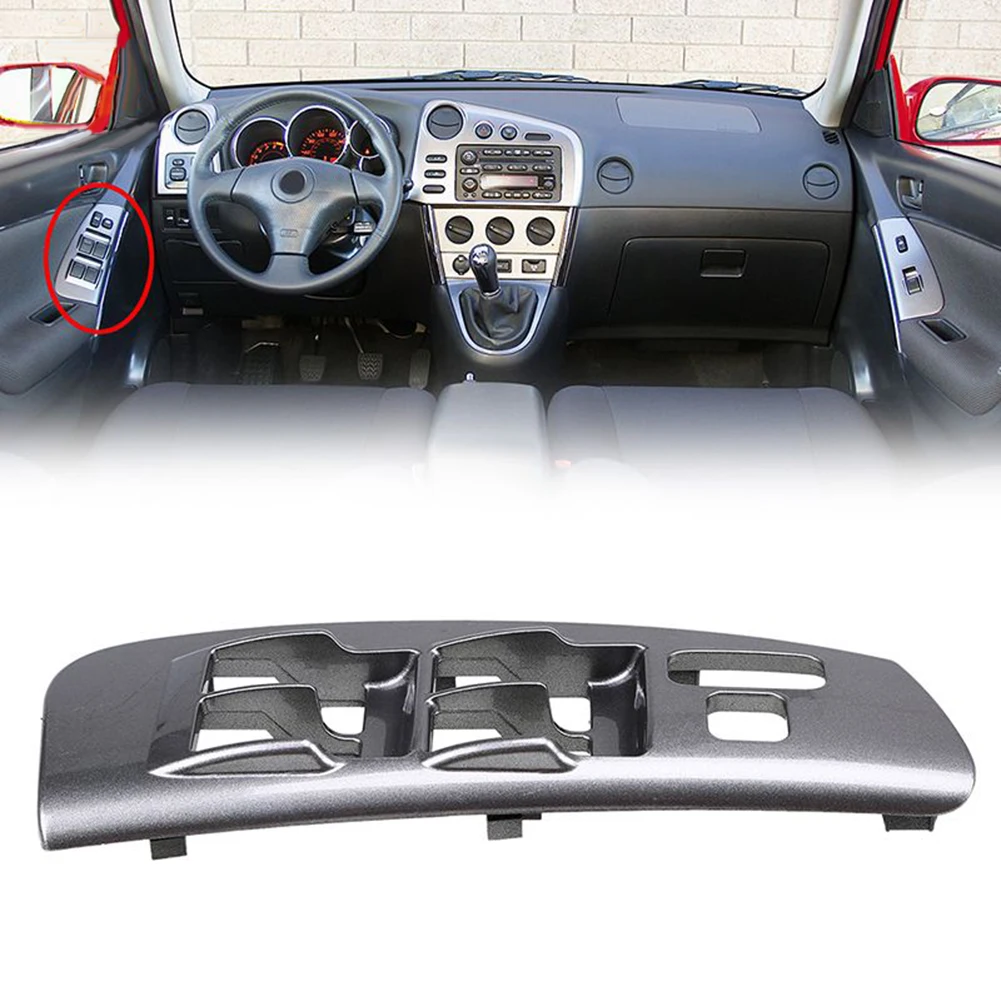 Przełącznik szyby lewego przedniego panelu drzwi samochodu Pasuje do Toyoty Do Matrix Do Pontiac Vibe 2003-2008 Automatyczne przełączniki szyb Bezel