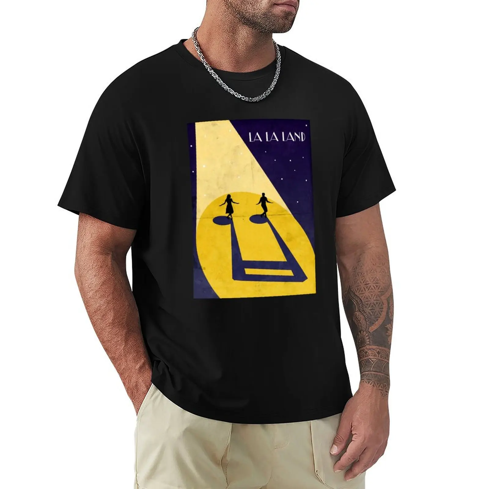 

La La Land Poster T-Shirt Outdoor Sports Lightweight Tee