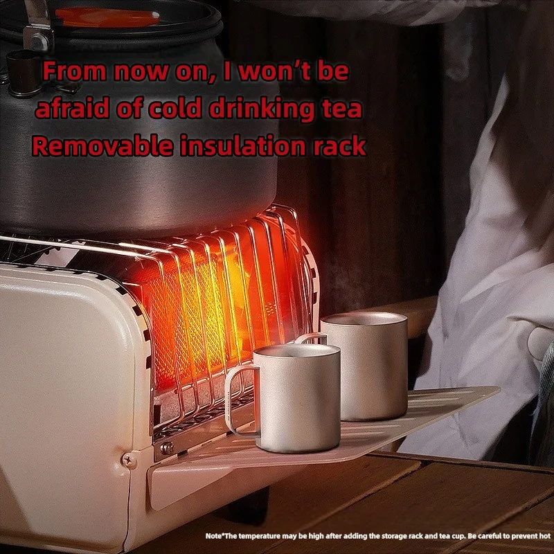 في الهواء الطلق موقد تسخين صغير التخييم موقد غاز الصيد التخييم سخان في الهواء الطلق المحمولة سيارة 2025 الشتاء التخييم لوازم في الهواء الطلق #2