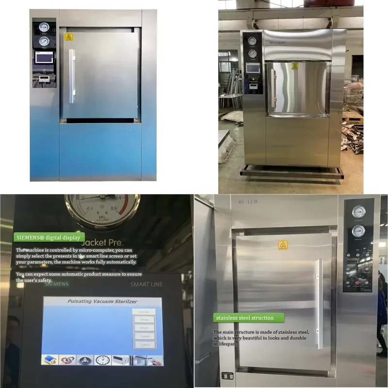 26 Disinfection Cabinet Food Processing Factory Industrial Food Grade Steam Pulse Vacuum Sterilizers High Temperature