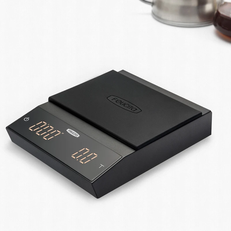 

Felicita-Incline Coffee Scale with Bluetooth, Smart Digital Coffee Scale, Electronic Drip, Timer