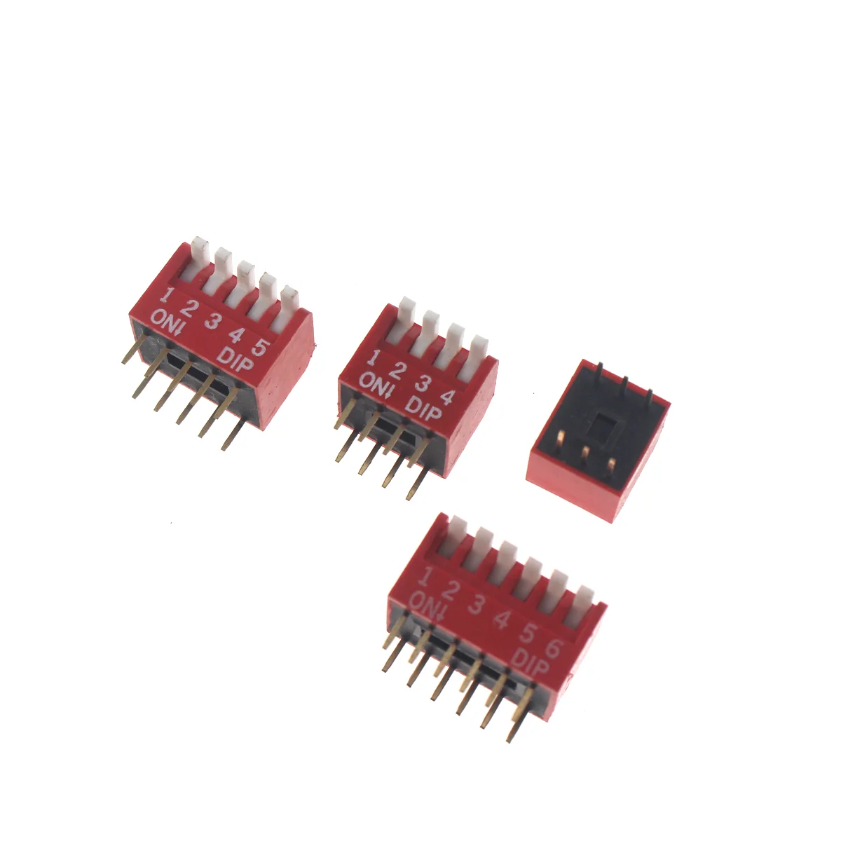 5PCS/Lot DIP Switch Coding DP-02/03/04/05/06/08/10P 2.54MM Side