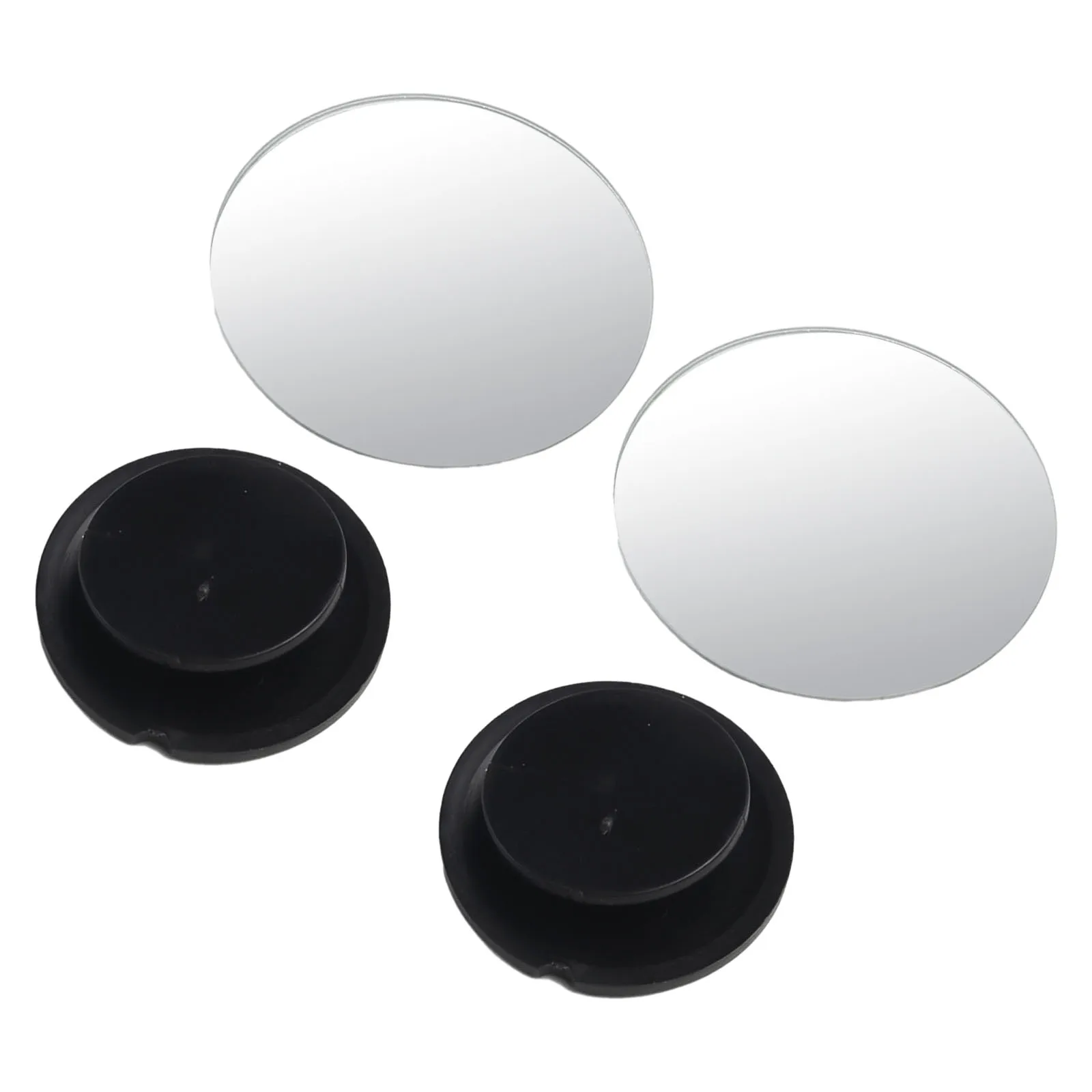 Car Accessories Small Round Mirror Car 2Pcs Anti-collision Shell Car Mirror Convex Mirror Wide Angle Mirrors High Quality