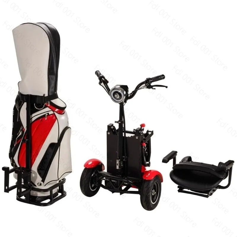 New 4 Wheel Foldable Fat Tire Adult Folding Golf Cart Electric Mobility Scooter Wheelchairs