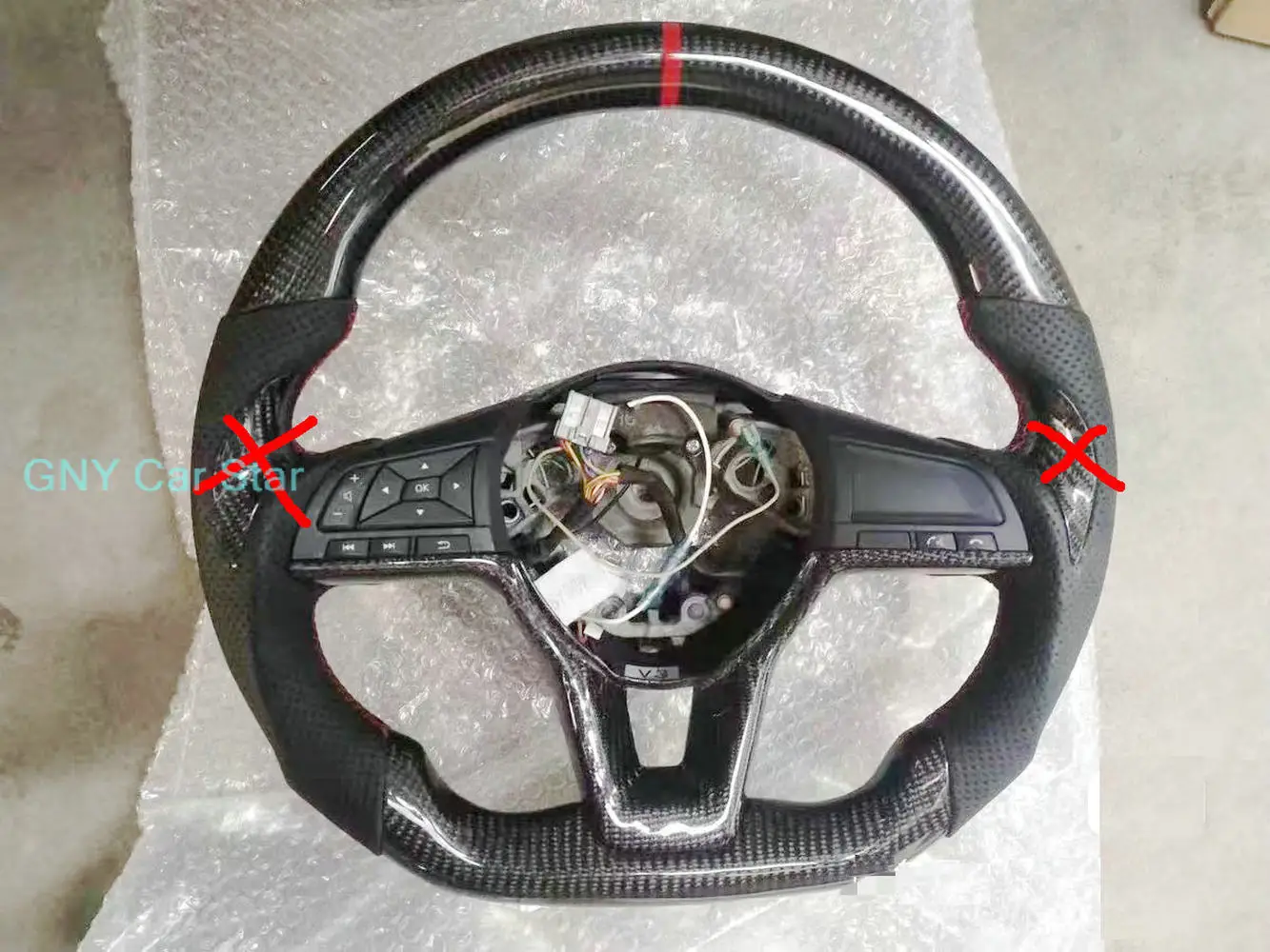 D Shape Carbon Fiber Steering Wheel For Nissan Altima Teana 2019-2021