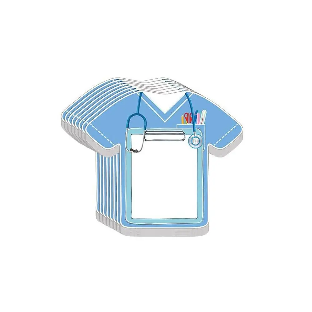 Cute Nursing Themed Sticky Notes Set Colorful 30 Sheets Self-Adhesive Memo Thickened Removable Square Memo Pad Office School