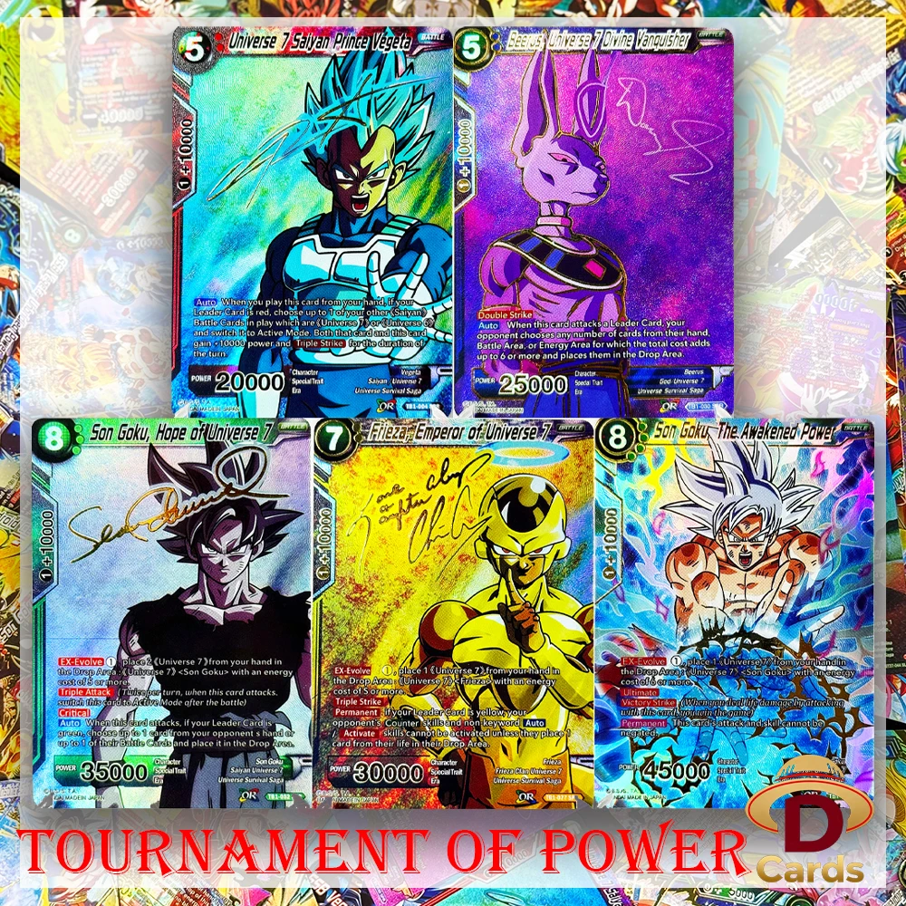 dragon-ball-super-masters-signature-tournament-of-power-set-tb1-spr-vegeta-son-goku-beerus-coleccion-foil-anime-juego-tarjeta-proxy