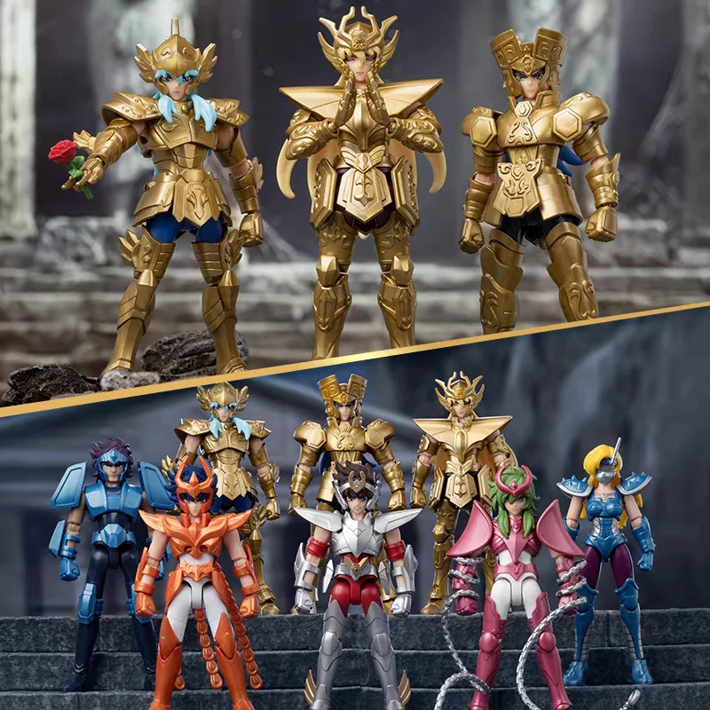 

DIY decompression assembled toy model Purple Dragon Seiya Four Bombs 4th Generation Building Blocks Sasaga Golden Zodiac Gram