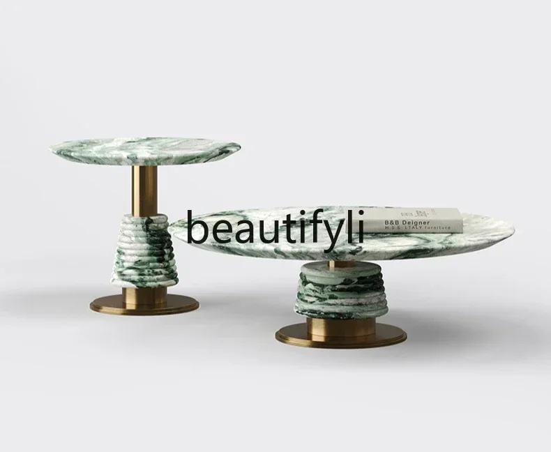 

FG40Minimalist light luxury, designer high-end large flat layer, Italian marble luxury stone coffee table