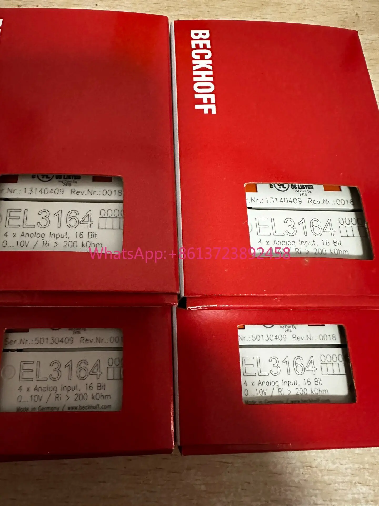 

Beckhoff module EL3164 is brand new and original and of high quality