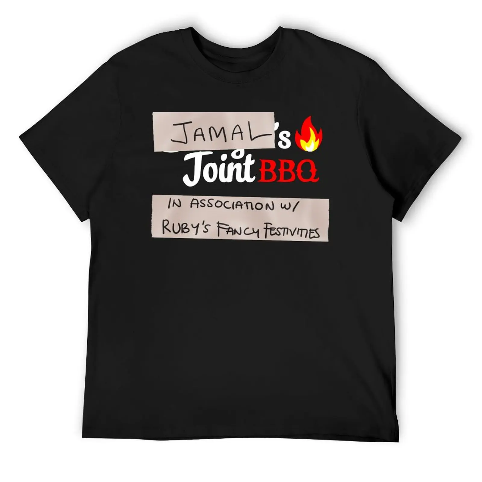 Jamal's Joint BBQ T-Shirt graphic t shirts plain men t shirts high quality