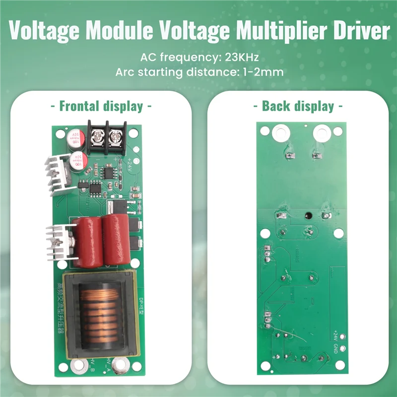 -MEOF 12V/24V To 1KV/2KV High Frequency AC Output Booster Electronic Inverter High Voltage Module Multiplier Board Driver