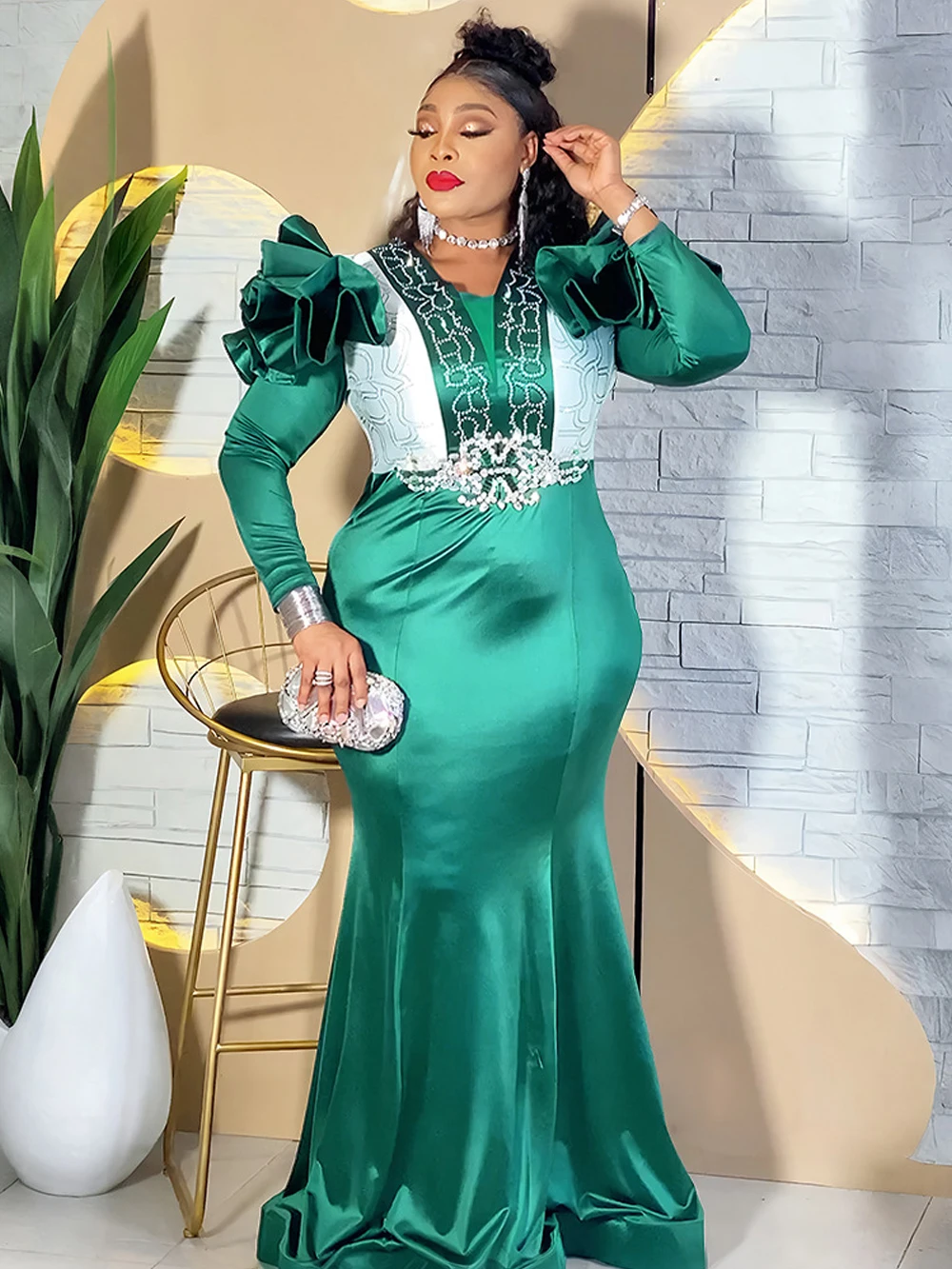 

Роскошные бархатные платья для женщин: элегантные платья-русалки для свадьбы, вечеринки, дня рождения. Коллекция Весна-Лето 2026. Турецкая и африканская одежда, кафтаны.