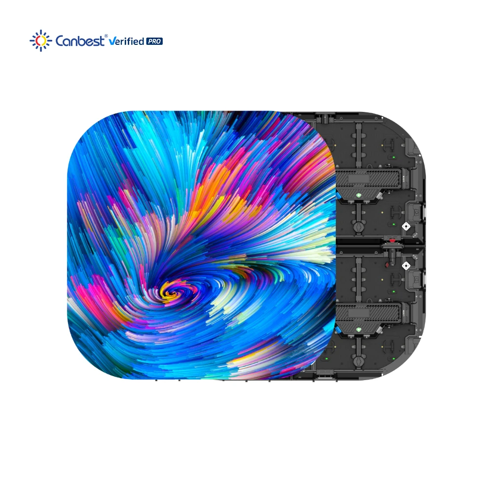 Canbest MS Multiple-Shaped Magic Curve Stage Rental LED Display Indoor P1.9 P2.6 Outdoor P2.9 P3.9 7680Hz LED Screen for Events