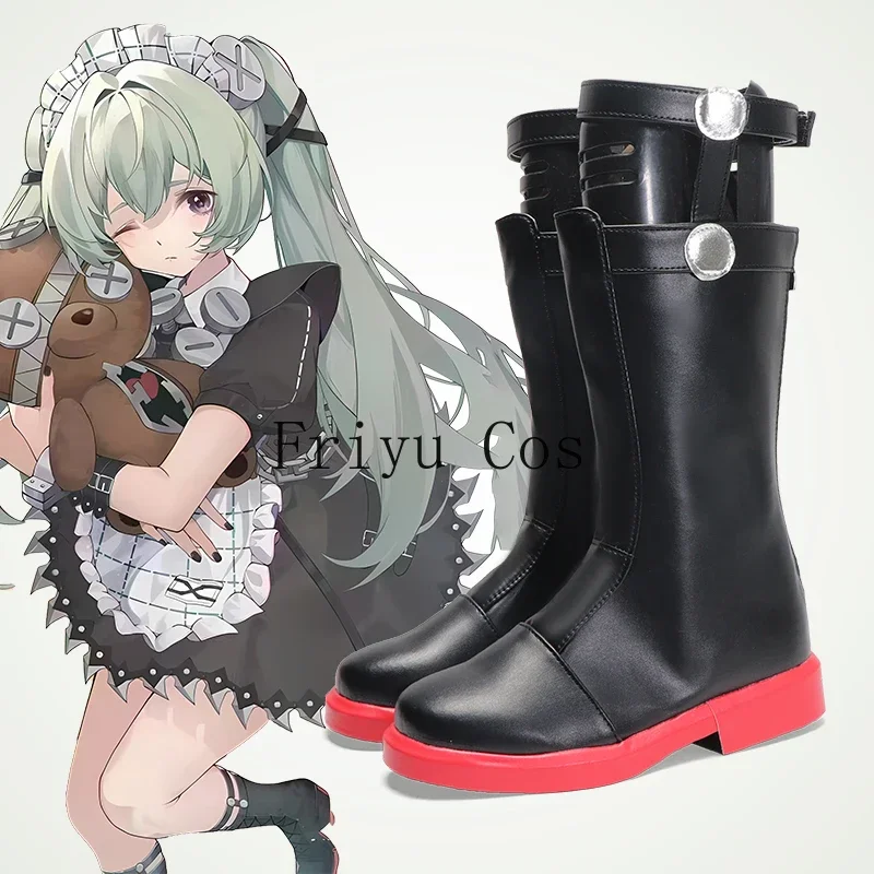 Juego Zenless Zone Zero Corin Wickes botas Cosplay zapatos accesorios de Halloween personalizados