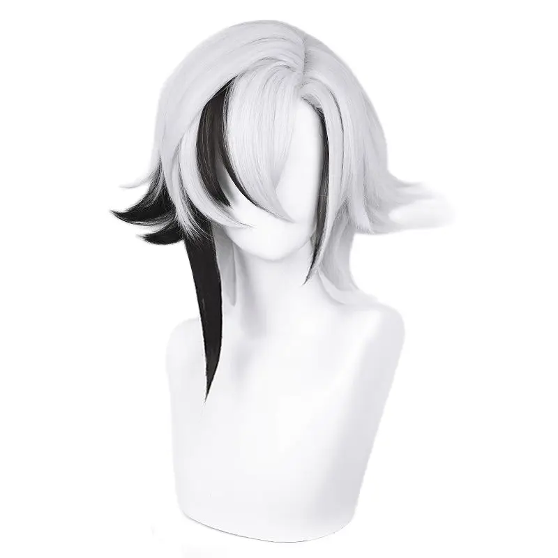 

Game Genshin Impact Arlecchino Cosplay Wig Fatui servant Snezhnaya Arlecchino Halloween Party Role Play Wig