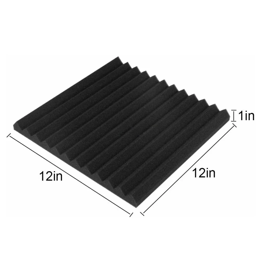 

24 шт. акустических панелей 30x30x2,5 см для потолка, большие звукоизоляционные панели, звукоизоляционный материал, звукоизоляционные панели для студий и караоке-баров