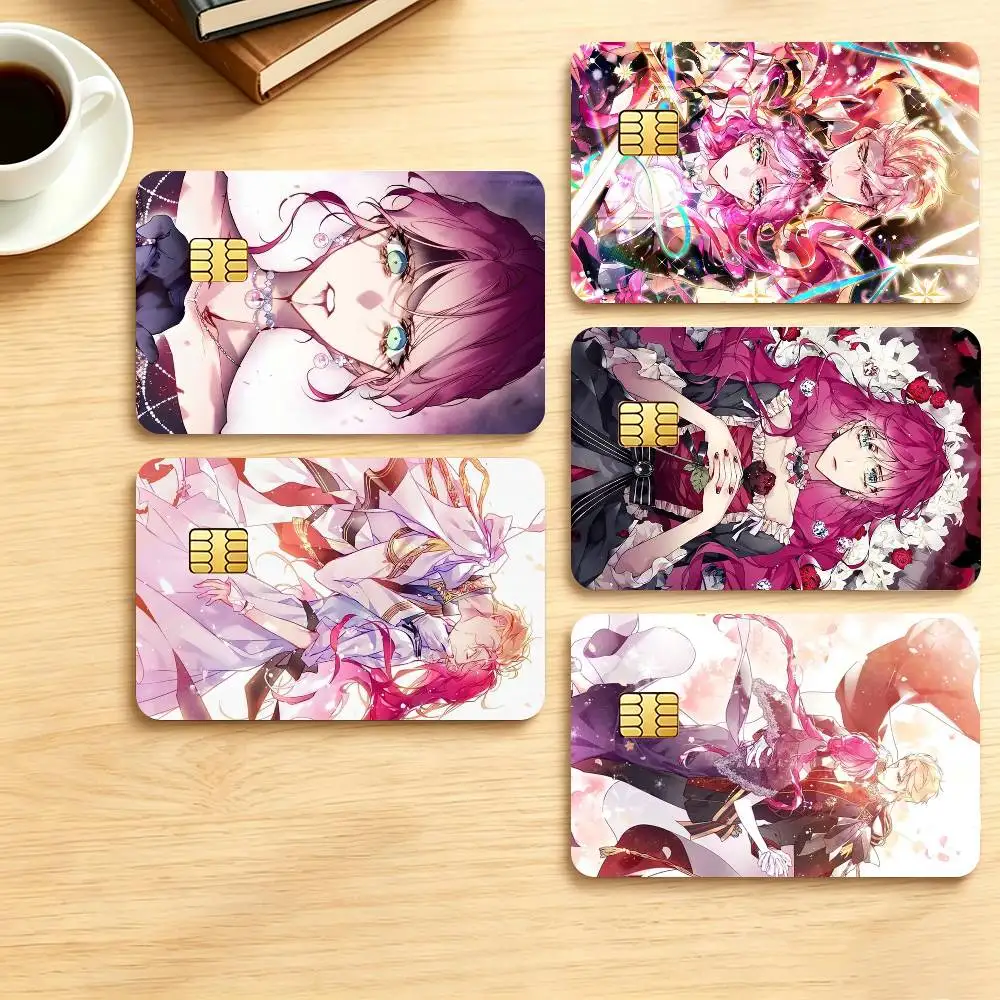 V-Villains Are Destined to Die Dark Fantasy Manhwa  Credit Card HD Stickers Game Card Decal Small Chip Waterproof Sticker Gift