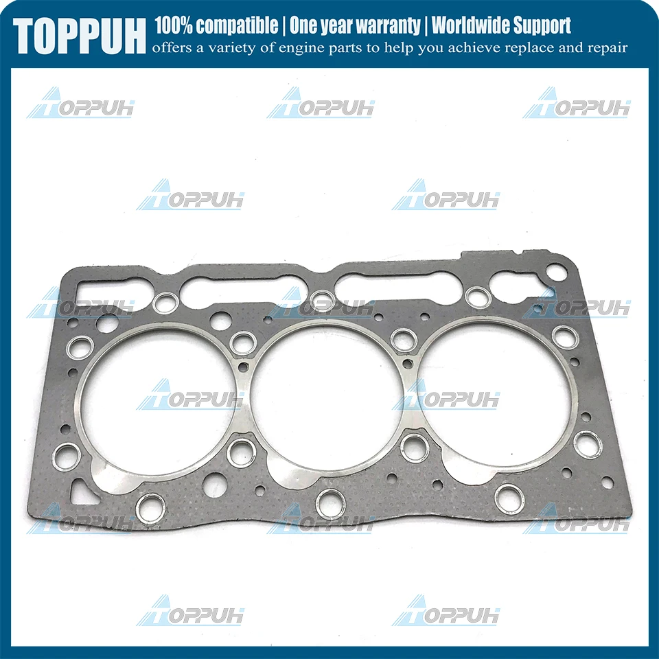 D1005 New Head Gasket 16231-03310 1G040-03310 for Kubota D1005 Engine B21 B2100D B7500DTN (Graphite)