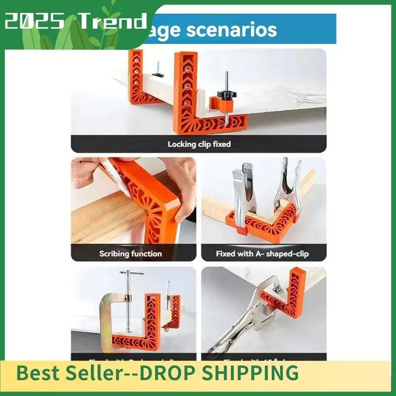 

3PCS Right-Angle Positioning Ruler 90 Degree Angle Ruler Carpenter's Marking Auxiliary Tool L-Type Fixed Tool Locator