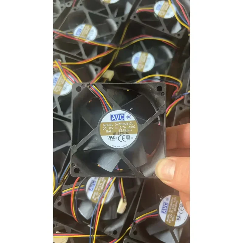 Новинка для AVC DV07020B12U 12V 0.7A 7CM Вентилятор охлаждения