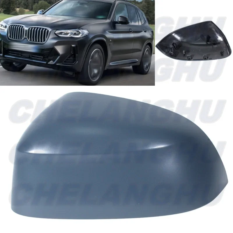 

For Bmw X3 G01 LCI X4 G02 LCI 2021 Left Side Primed Mirror Cover Cap Housing car acesssories 51168496623