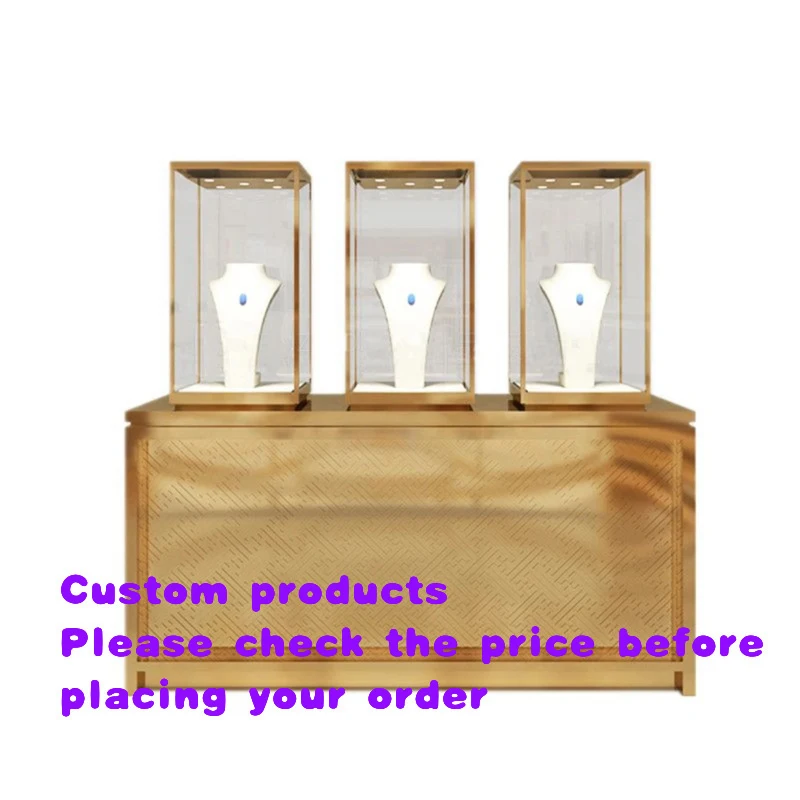 custom.Multi-functional Storage Three Combination Designs Jewelry showcase Nostalgic Style Cabinet
