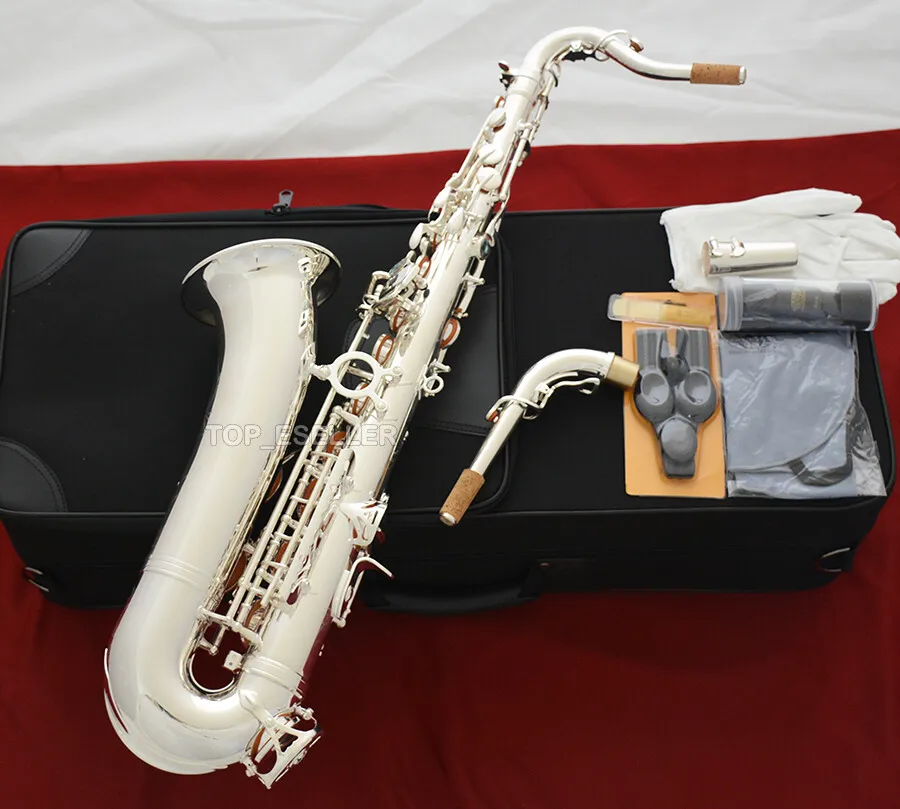 

Silver Shiny Plating C Melody Saxophone straight and curved Neck 2025