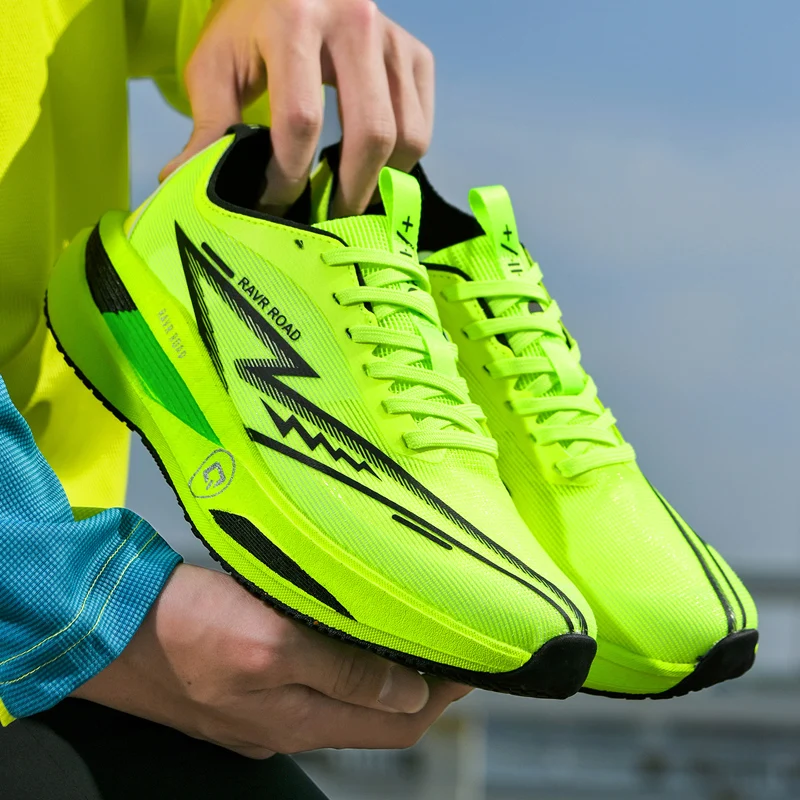 Marathon Men's Running Shoes Carbon Plate Professional Sports Breathable Chunta Women's Lightweight and Comfortable Sports Shoes