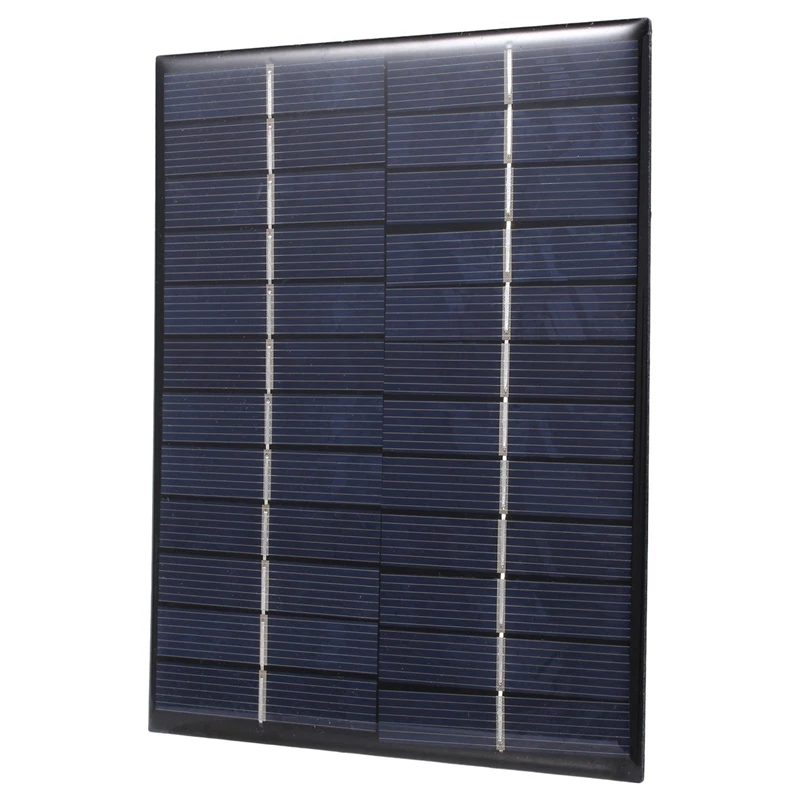 4X Waterproof Solar Panel 5W 12V Outdoor Solar Cells Charger Polysilicon Epoxy Panels 136X110MM For 9-12V Battery Tool