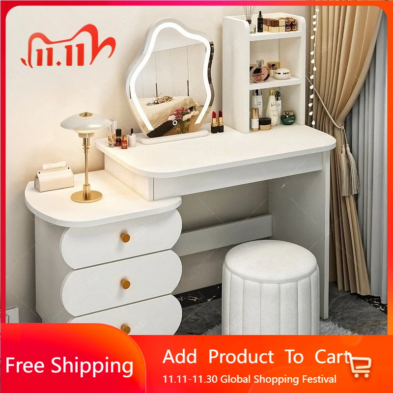 

Wood Jewelry Dressing Table Modern White Nail Storage Filing Cabinets Dressing Table Bedroom Speaker Vestidores Home Furniture