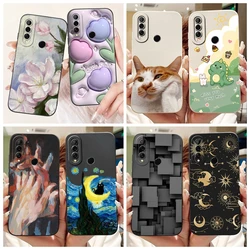 For Honor 10i Case HRY-LX1T Camera Protection Cover Popular Flower Art Painted Soft Fundas For Honor 20 Lite 20e 20i Phone Cases