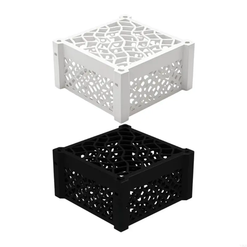 Ornamental Shrimp Shelter Box with Perforated Surfaces Enclosure, Providing a Separate Refuge Within Homes Aquariums Y5GB