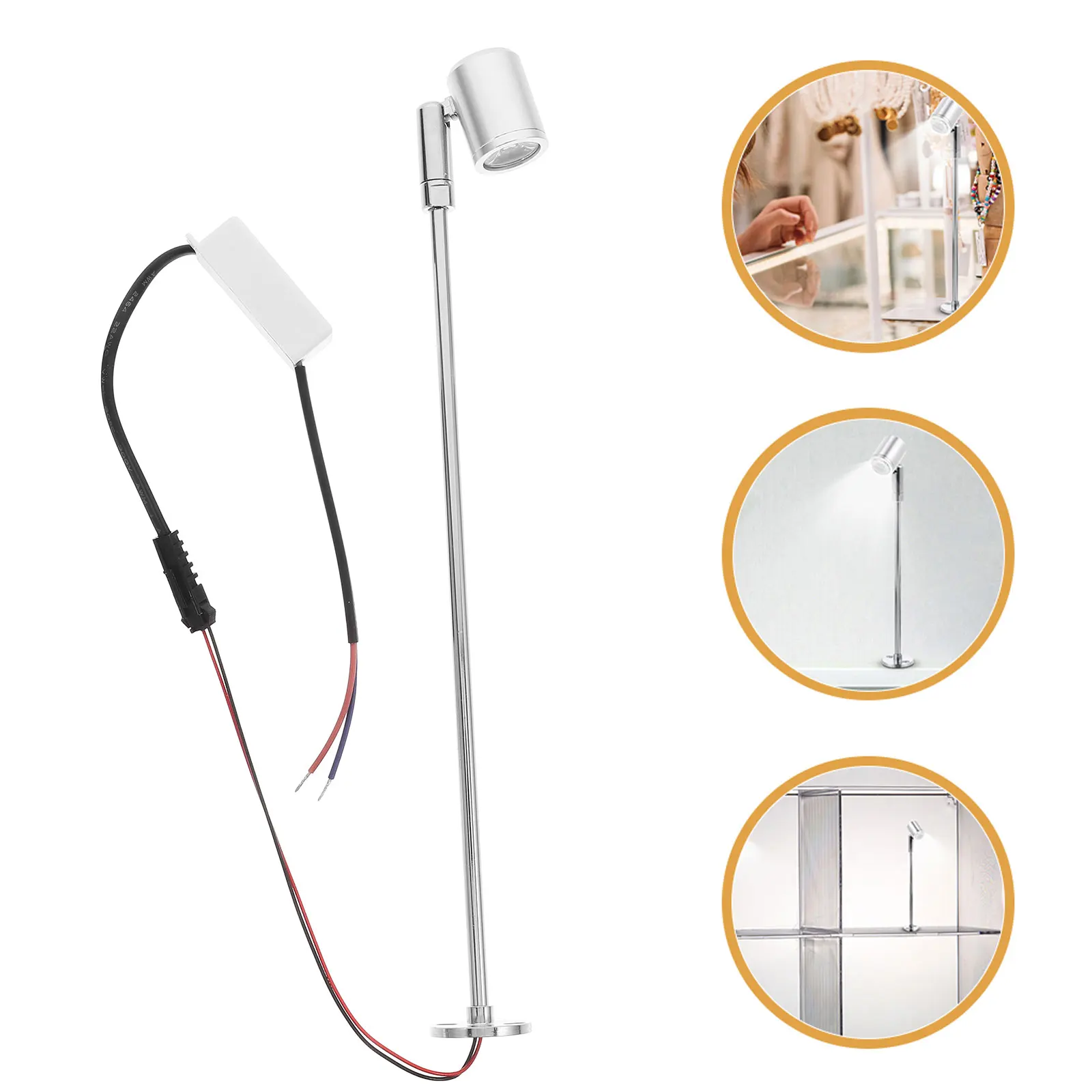 

Adjustable Cabinet Led Small Spotlight For Jewelry Showcase Home Decor Indoor Use Anti-Wear Corrosion Resistant Warm Lighting