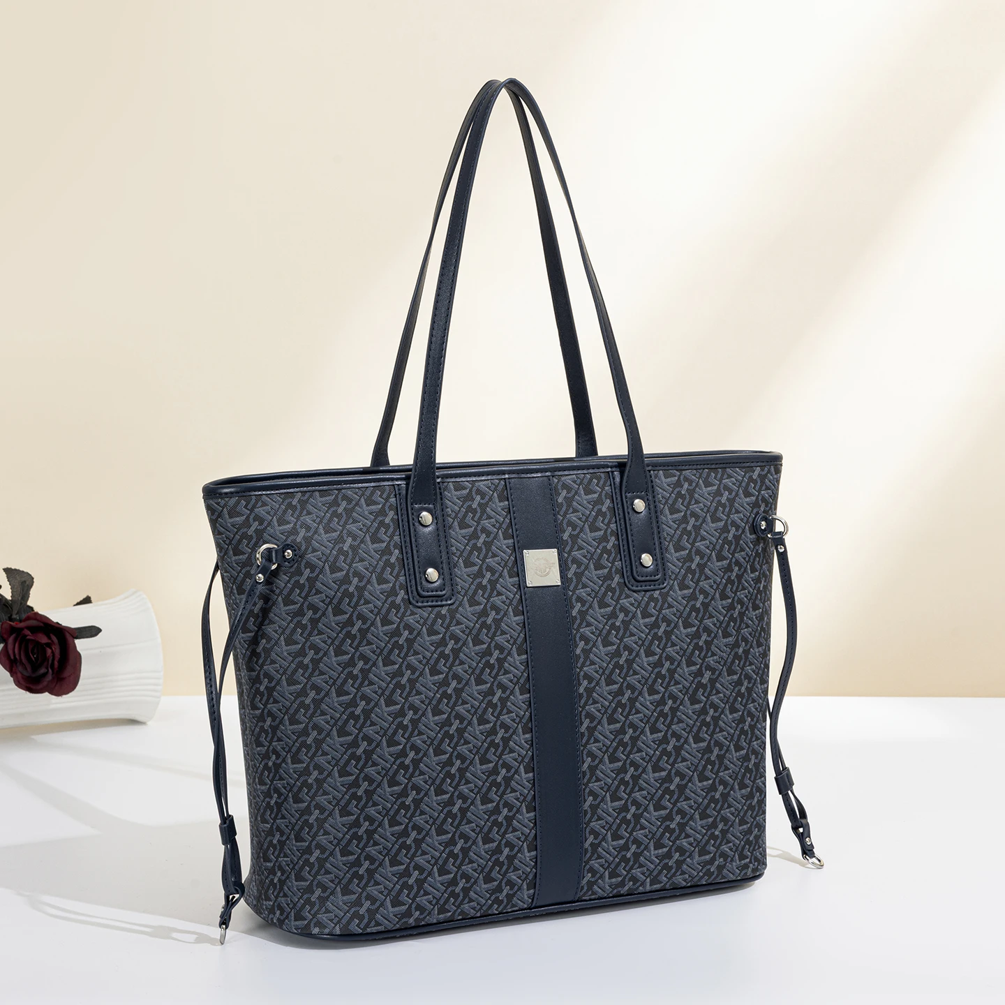 Women's Vintage Tote Shoulder  - đánh giá và giá Tote Bag Leather Monogram