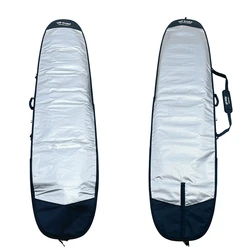Waterproof Surfboard Bag for SUP/Longboard/Skimboard/Paddleboard - Heavy-Duty Cover with Adjustable Padded Strap, Portable Surf